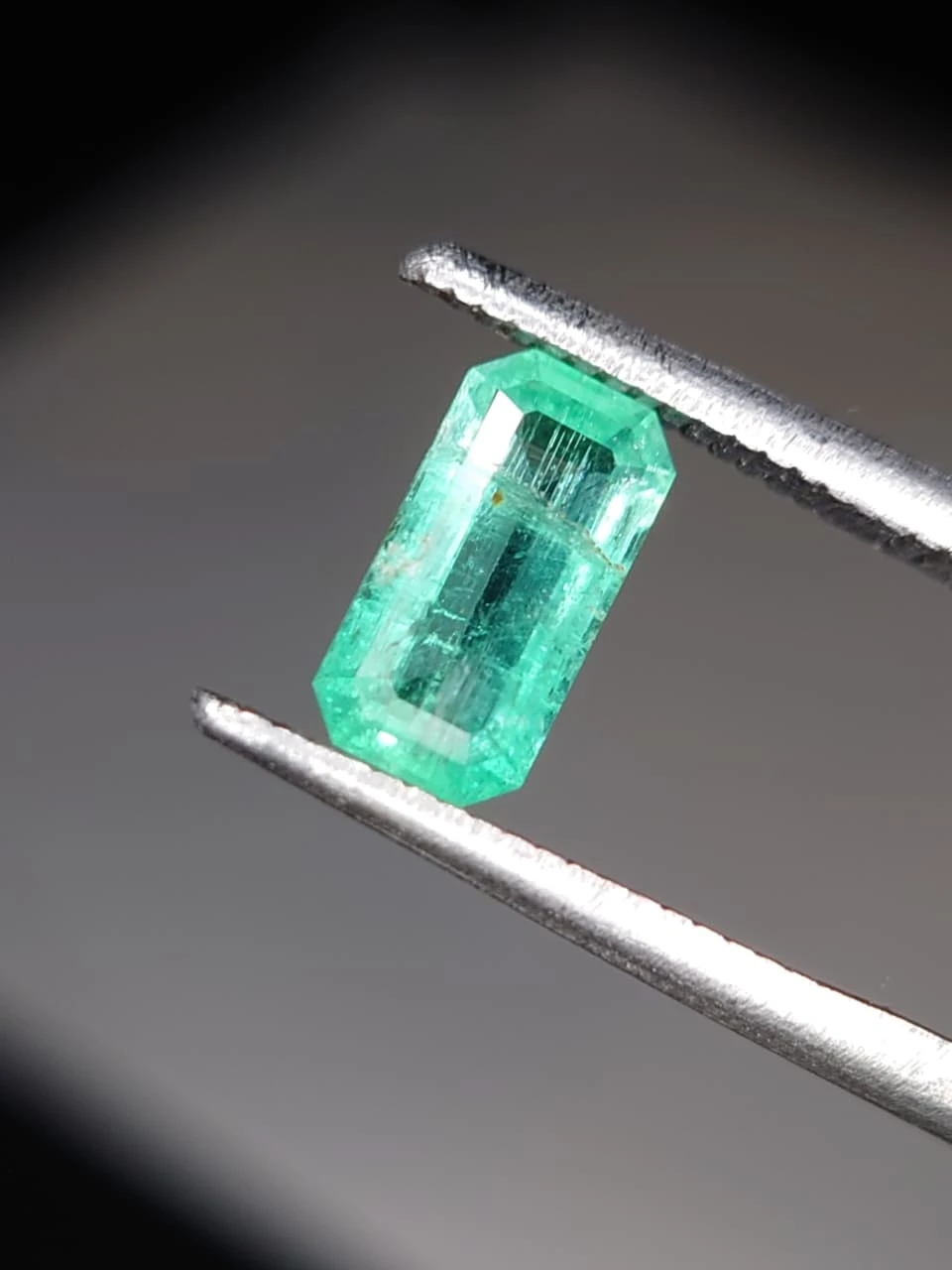 0.7ct Natural Emerald Faceted Panjshir Emerald from Afghanistan — view 1
